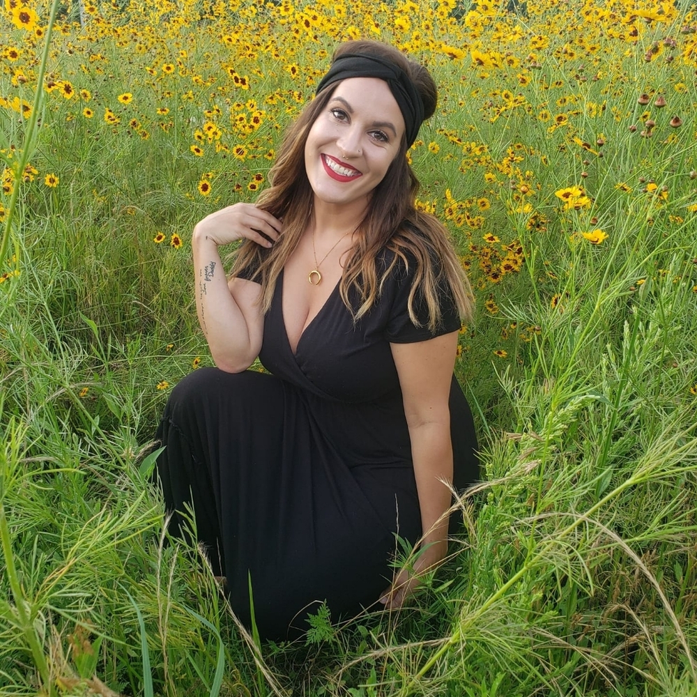 Women's Black V Neck Long Maxi Dress Size Medium